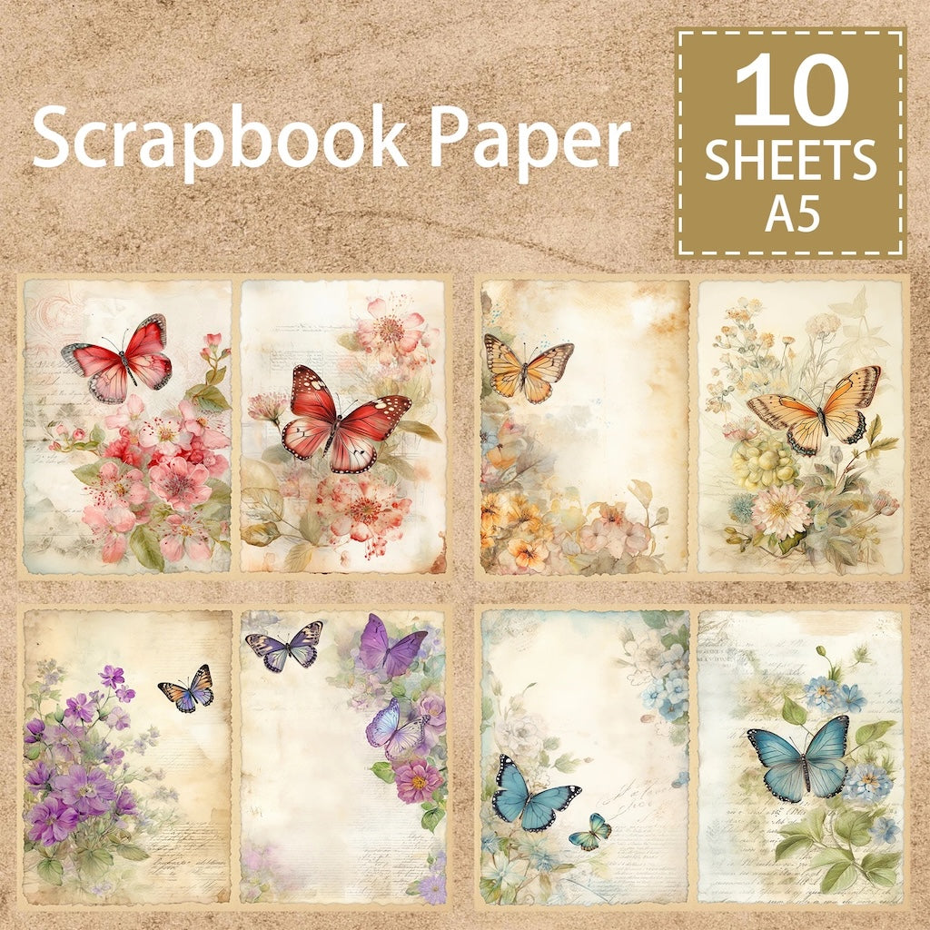 Papier Scrapbooking Papillon