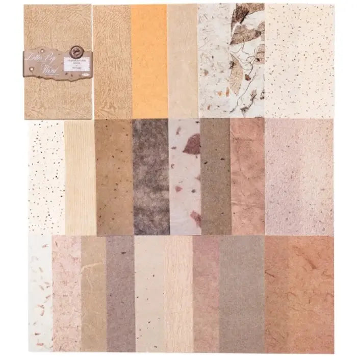 Page Scrapbooking Simple Marron