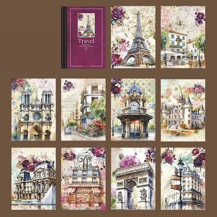 Papier Scrapbooking Voyage Paris