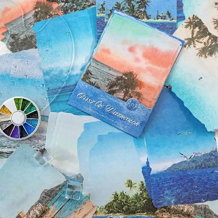 Page Scrapbooking Voyage Mer