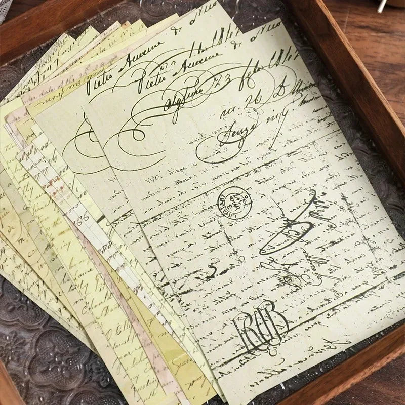 Papier Scrapbooking Ecriture