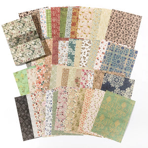 Bloc Papier Scrapbooking Fleurs