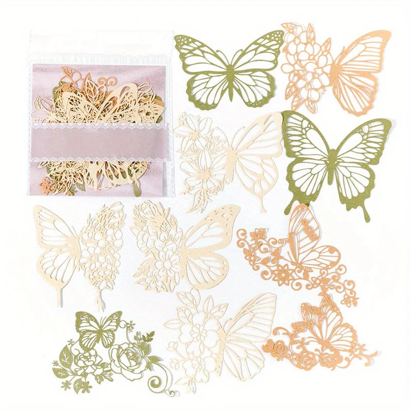 Papier Dentelle Scrapbooking Papillon