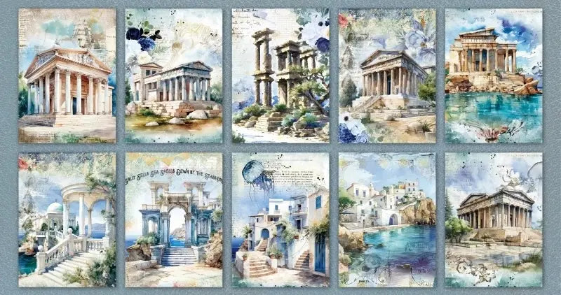 Page Scrapbooking Grèce
