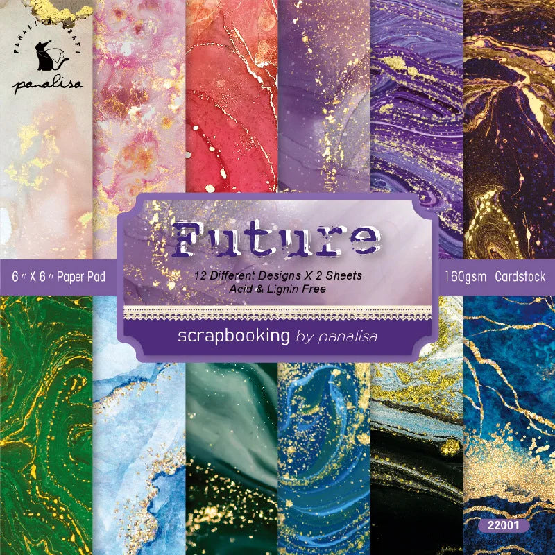 Lot Papier Scrapbooking Paillettes
