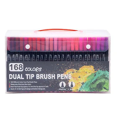 168 Feutres Aquarelle Double Pointe