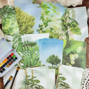 Page Scrapbooking Voyage Nature