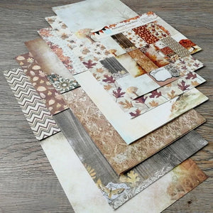 Papier Scrapbook Automne