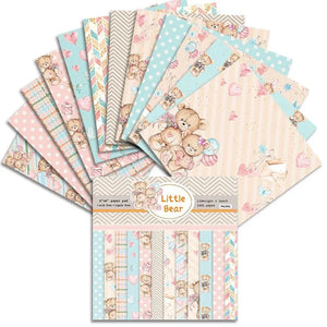 Papier Scrapbooking Fantaisie Ours