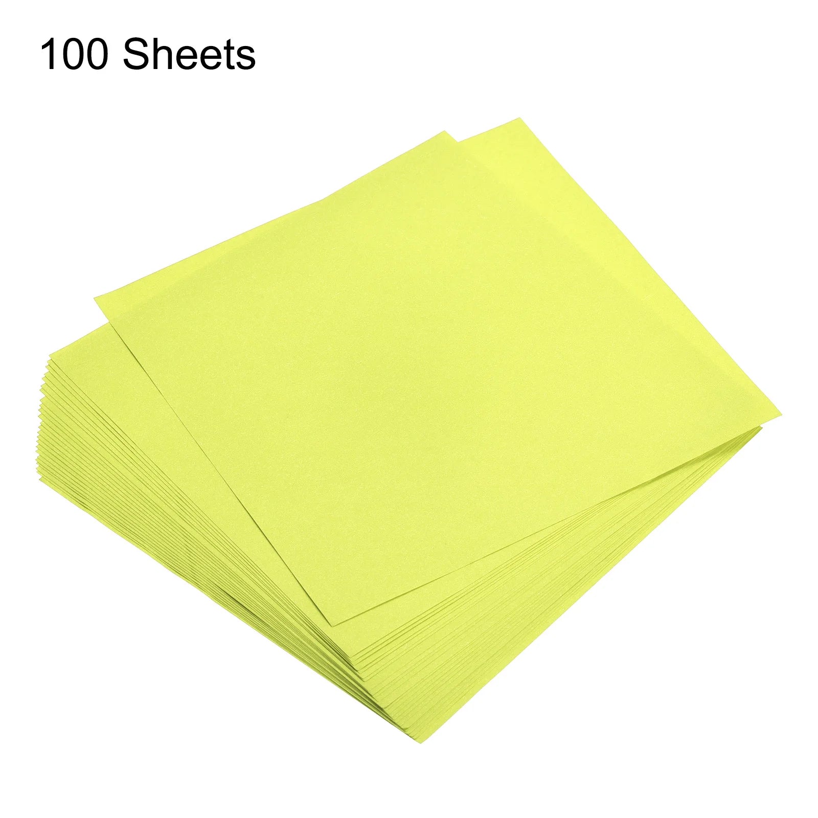 Papier Scrapbooking Jaune Fluo