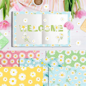 Papier pour Scrapbooking Marguerites