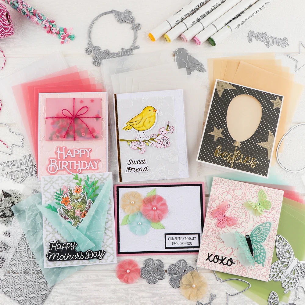 Papier de Scrapbooking Transparent