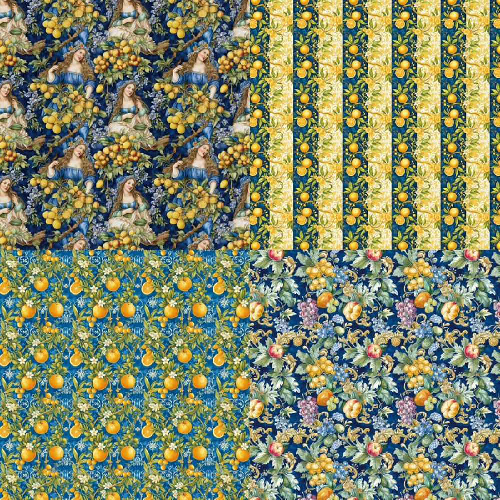 Papier Scrapbooking Citrus