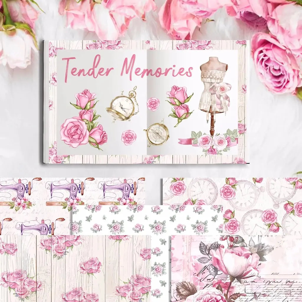 Papier de Scrapbook 30x30 Mariage