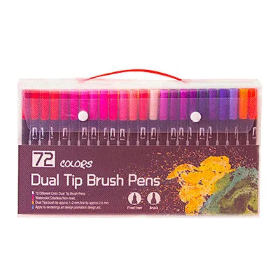 72 Feutres Aquarelle Double Pointe
