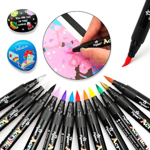 Feutres mine pinceau pour scrapbooking créatif