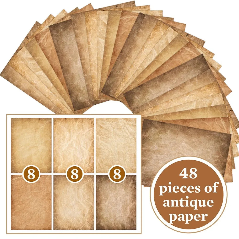 Papier Marron Vintage Scrapbooking