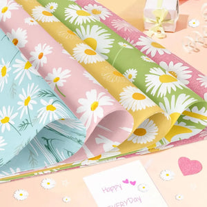 Papier pour Scrapbook Marguerites