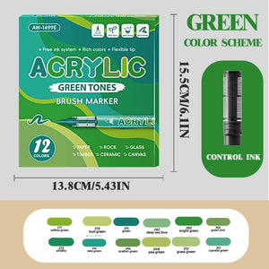 Pinceau Feutre Peinture Vert