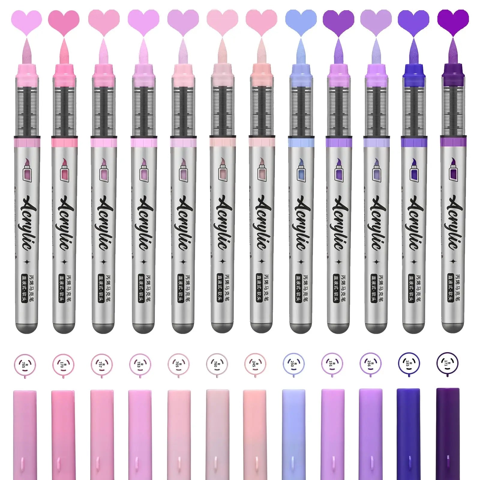 Crayon Feutre Pinceau Violet