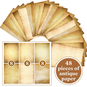 Papier Marron Vintage de Scrapbooking