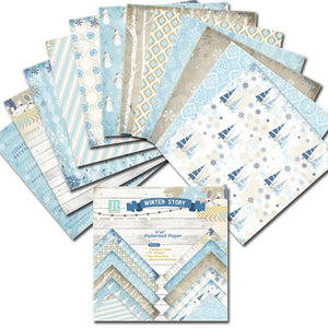 Papier Hiver pour Scrapbooking