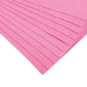 Papier Scrapbooking Paillettes Rose