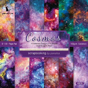 Lot Papier Scrapbooking Cosmos