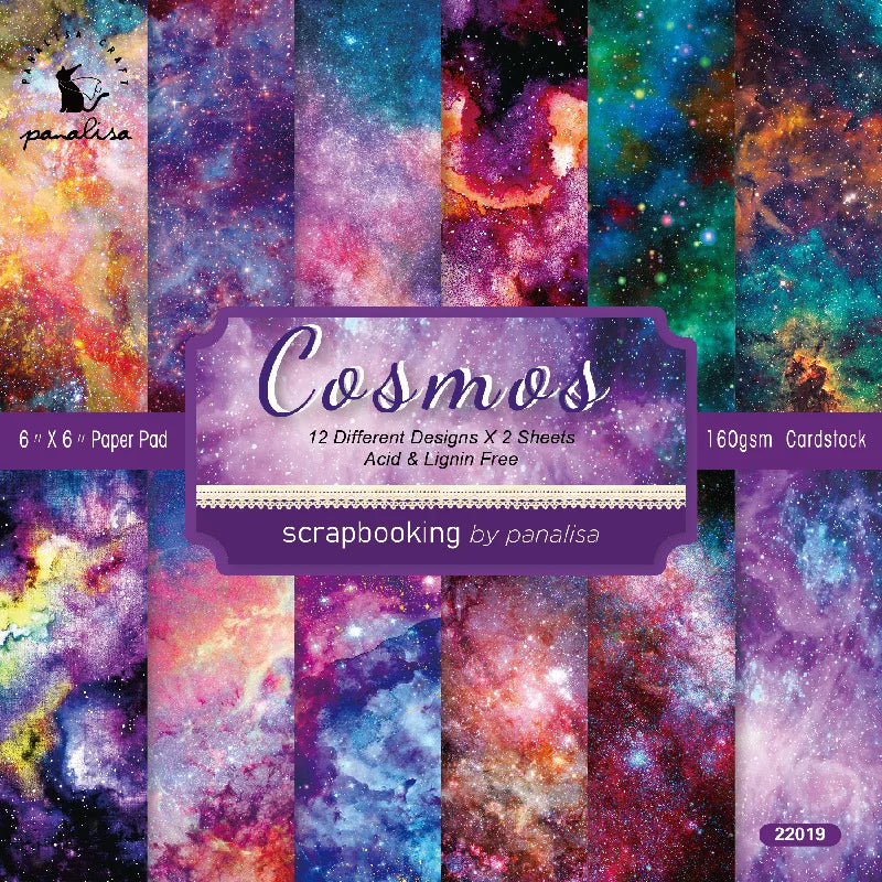 Lot Papier Scrapbooking Cosmos