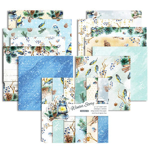 Papier Scrapbooking Hiver