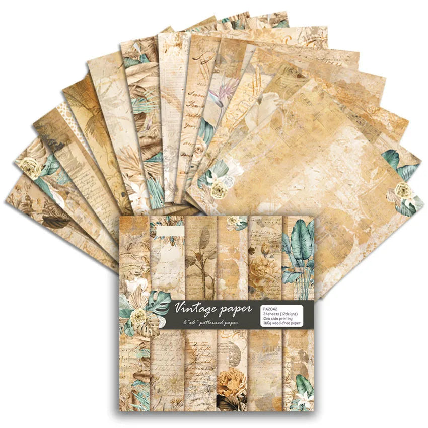 Lot Papier Scrapbooking Vintage