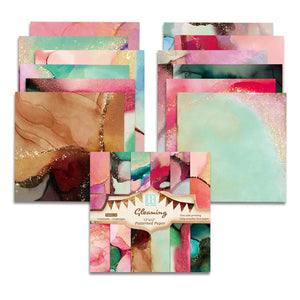 Papier Scrapbooking Marbré