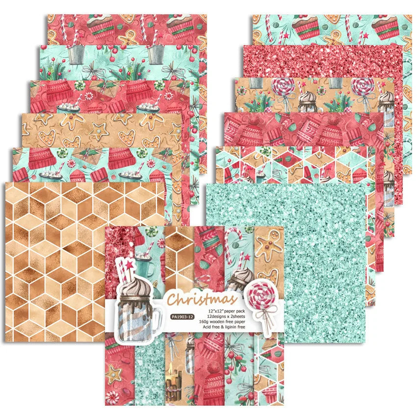 Papier Motif Scrapbooking Fêtes