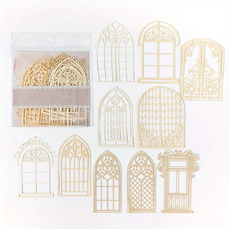 Papier Dentelle Scrapbooking Fenetres