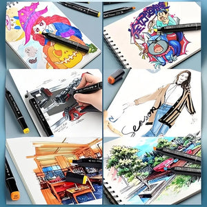 Marqueurs double pointe pour cartes créatives et albums
