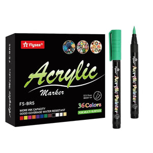Marqueurs acryliques pour peinture sur pierre et bois