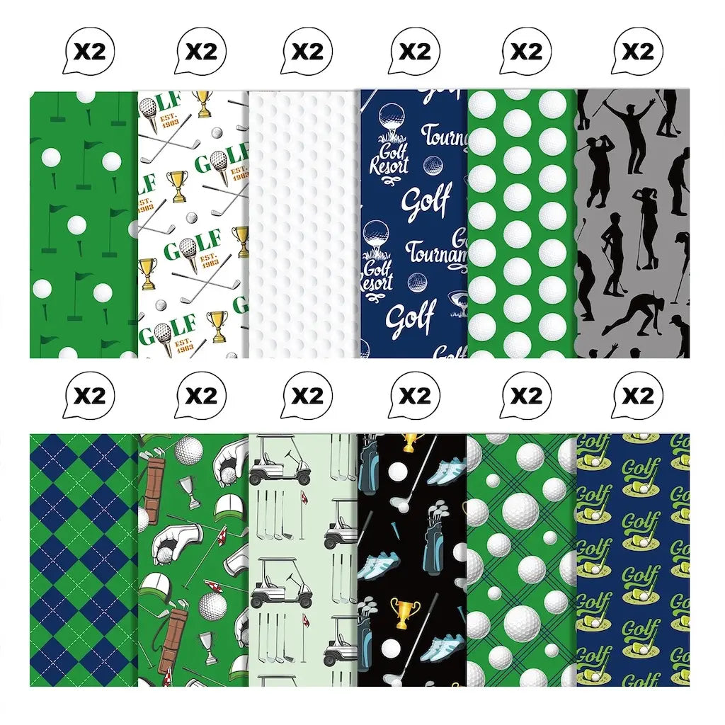 Papier Scrapbook Golf