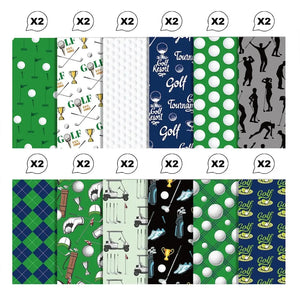 Papier Scrapbook Golf