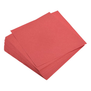 Papier Scrapbooking 15x15 Rouge