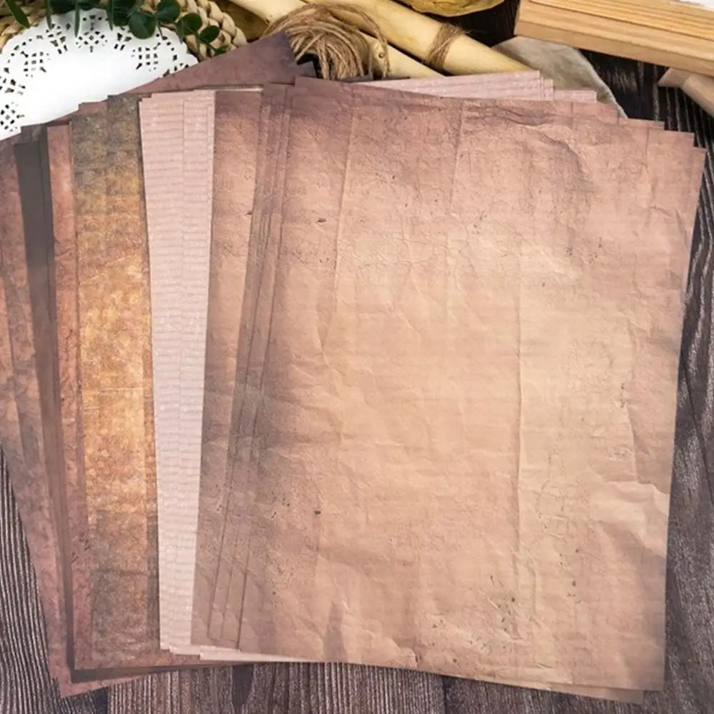 Papier Marron Vintage pour Scrapbooking
