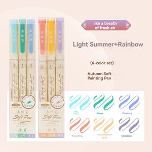 Feutre Pinceau Japonais été multicolore