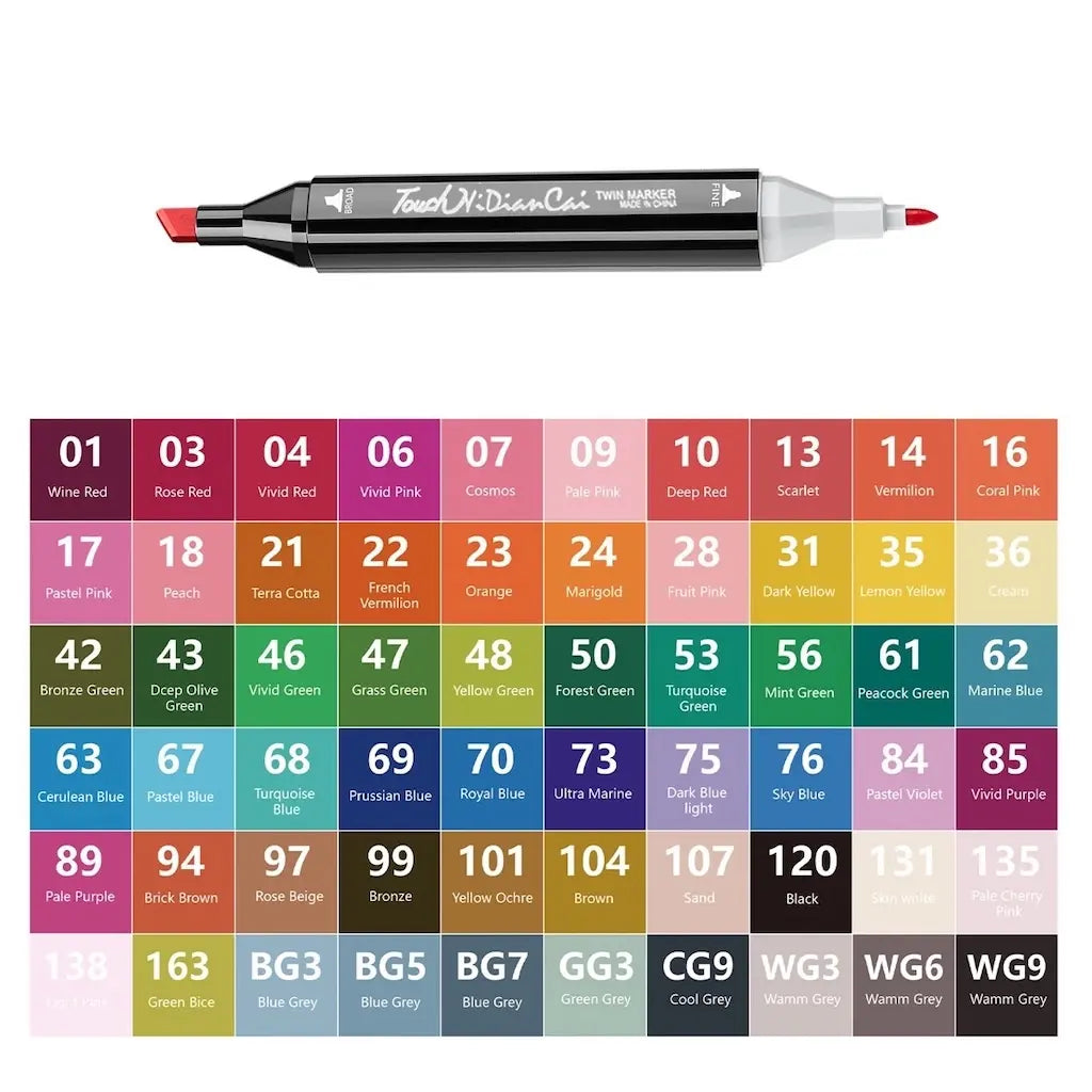 Marqueurs permanents pour scrapbooking et illustration