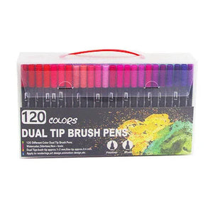 120 Feutres Aquarelle Double Pointe