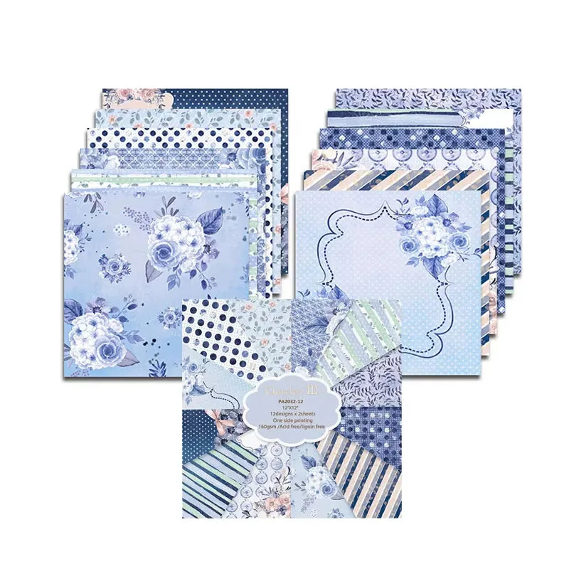 Papier Scrapbook Fleurs