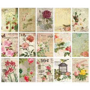 Papier Scrapbook Fleurs