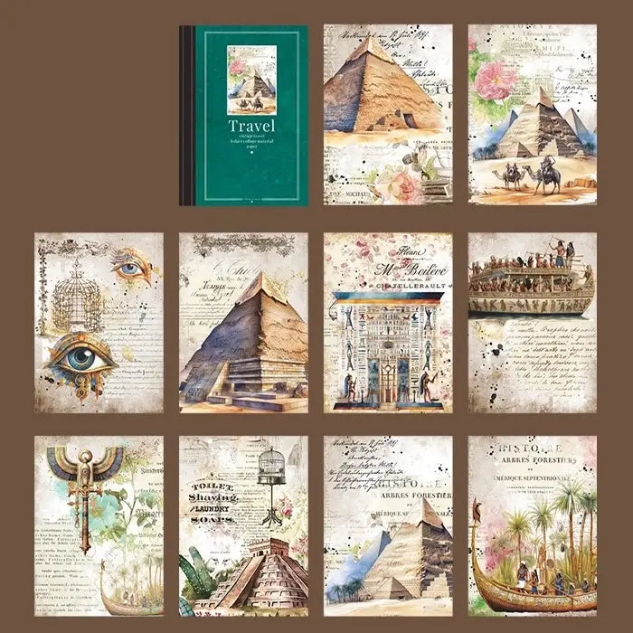 Papier Scrapbooking Voyage Egypte