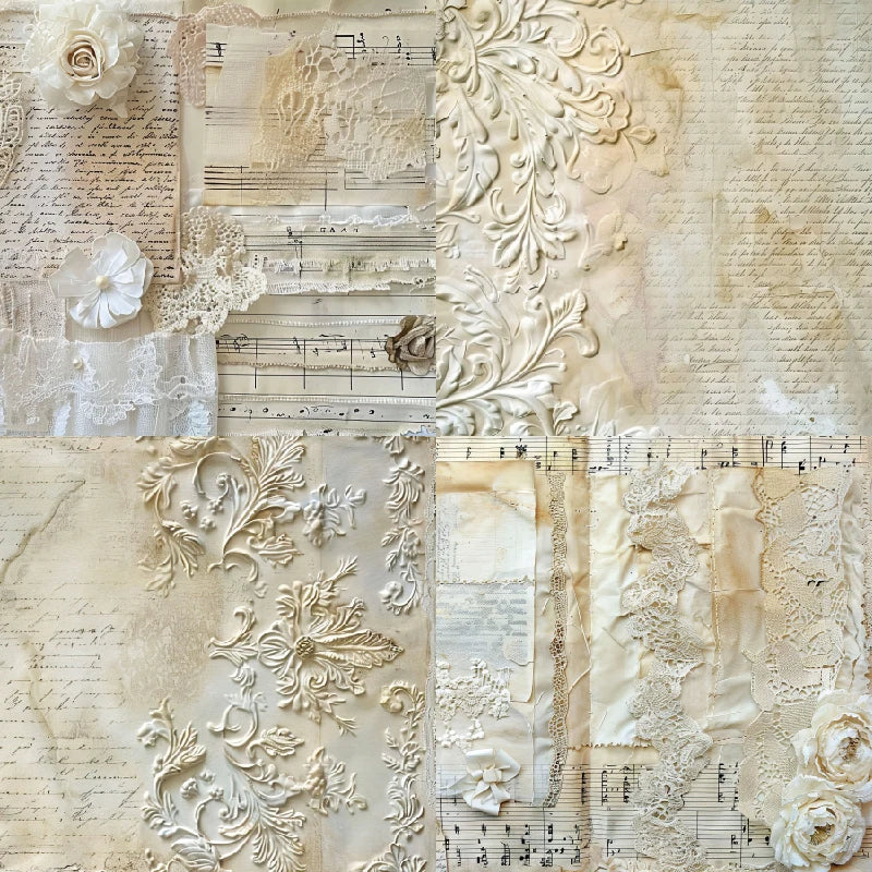 Papier Scrapbooking Gaufré