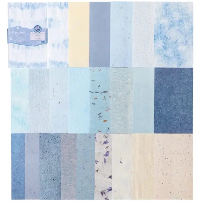 Page Scrapbooking Simple Bleu