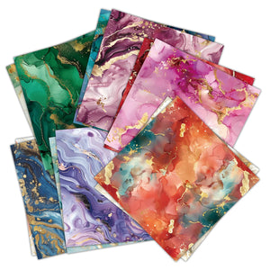 Papier Scrapbook Marbre