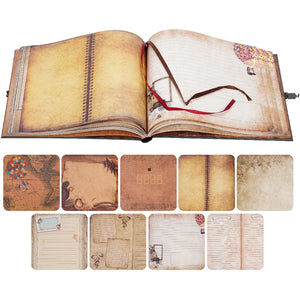 Types de Pages en Kraft de l'Album Scrapbooking de Voyage 